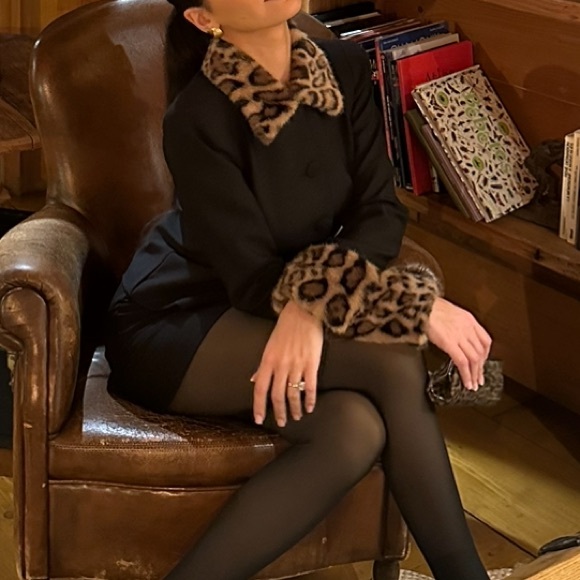 Jackets & Blazers - Cheetah/Black Blazer